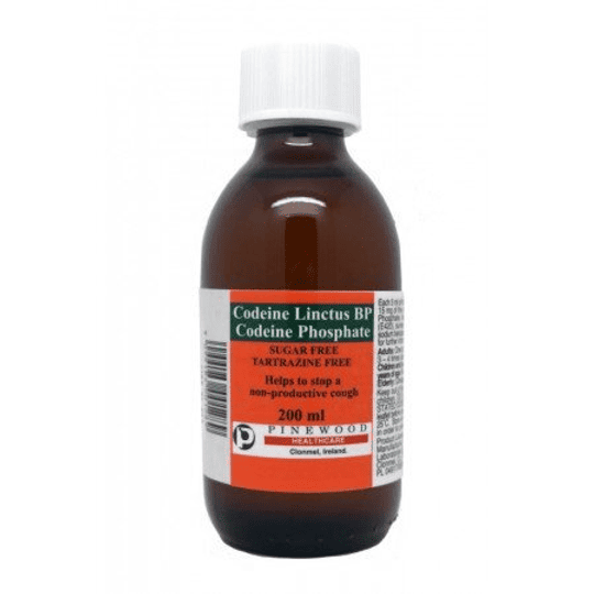 Pinkwood Codeine Phosphate Oral Solution 200ml bottle