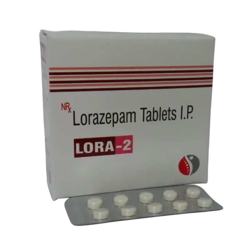 Lorazepam 2 mg tablets – generic packaging