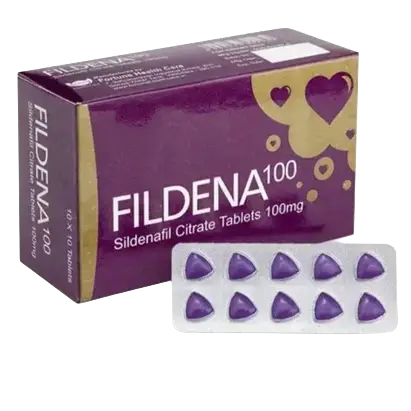 Viagra Fildena 100 mg tablets - packaging
