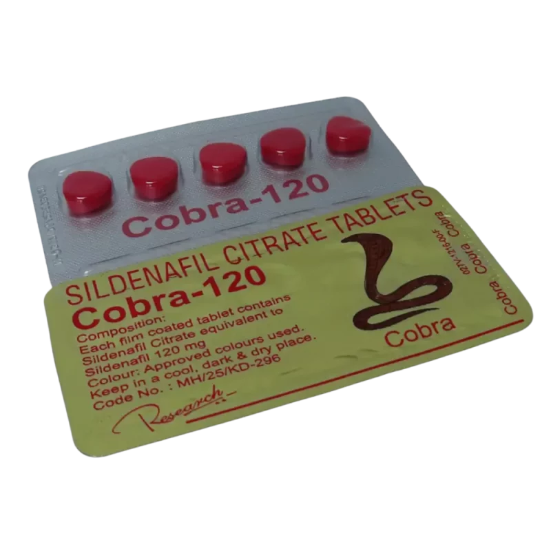 Viagra Cobra 120 mg tablets – generic packaging