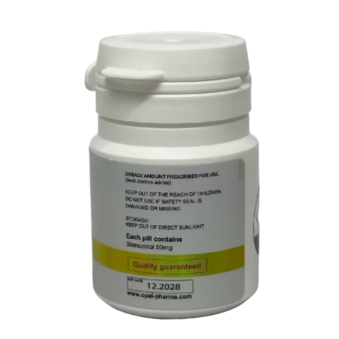 Buy Anavar 50mg tablets - back view – Discreet delivery to EU and UK
